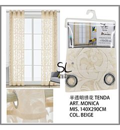SL TENDA MONICA 140X290CM COL.BEIGESl Ideahome