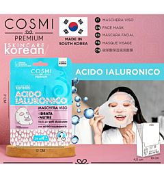 Cosmi Maschera Viso Idrata e Nutre - Acido Ialuronico