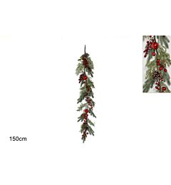 Ghirlanda con Bacche e Pigne NBA1904 - 150cmDue Esse