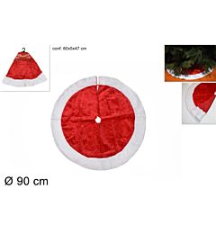 Tappeto per Base Albero Rosso/Bianco - Ø80cmDue Esse