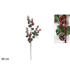 RAMO BACCHE E PIGNE 80 CM XY13-730Due Esse