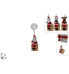 POGGIABIGLIETTINO PERSONAGGI NATALIZI ROSSO 3ASS 22QX10149/5