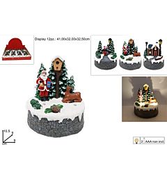 SCENARIO NATALIZIO 3ASS IN DISPLAYJLX23049