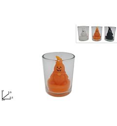 Candela Halloween Fantasmino Assortiti - 5,5x7cmDue Esse