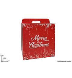 BOX PANETTONE MERRY CHRISTMAS 33X24X34 WL-NO.11