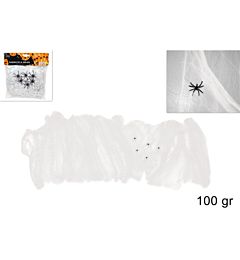Ragnatela Halloween 100g + 5 Ragni - BiancaDue Esse