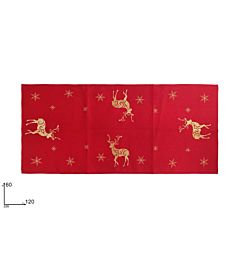 Tovaglia Centrotavola Natalizio 60x120cm - RossoDue Esse
