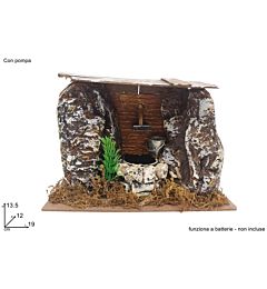 SCENARIO ROCCIA CON FONTANA HGW-854B