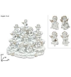 Espositore con 12 Angeli 17x20cm - P888/895Due Esse
