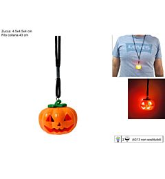 Collana Halloween - Zucca LuminosaDue Esse