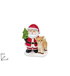 BABBO NATALE CON CERBIATTO 11,5 CM 67138-1Due Esse