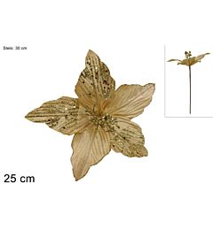 Stello Fiore in Velluto Oro - 25cmDue Esse