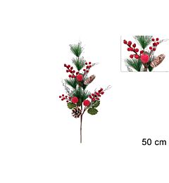 Ramo 50cm - Bacche & PigneDue Esse