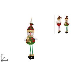 APPENDINO SOGGETTO NATALIZIO 27CM ROSSO/VERDE ASS W28-252801Due Esse
