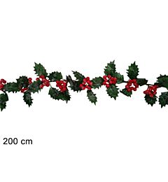 Ghirlanda con Bacche Innevate MQSX00771 - 200cm