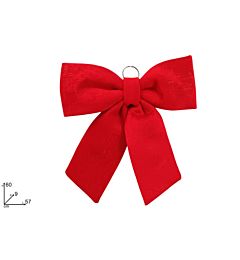 Fiocco Rosso in Velluto - 57x60cm