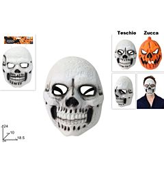 Maschera Halloween – Teschio / Zucca 2 ModelliDue Esse