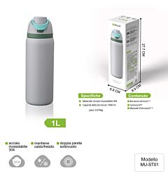 MU LIN BORRACCIA TERMICA - GRIGIO - 1L