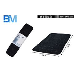 TAPPETO BAGNO PIETRA - NERO - 45x75CMBm