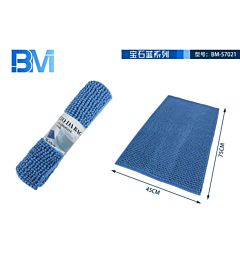 TAPPETO BAGNO IN CINIGLIA - BLU - 45x75 CMBm