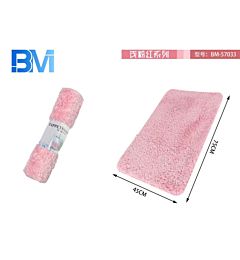 TAPPETO BAGNO MICROFIBRA - ROSA - 45x75CMBm