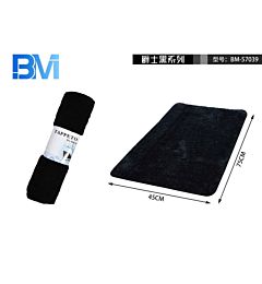 TAPPETO BAGNO MICROFIBRA - NERO - 45x75CMBm