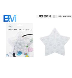 MINI TAPPETINI ANTISCIVOLO - STELLA TRASPARENET - 6PZBm