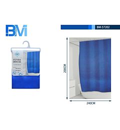TENDA DA DOCCIA - BLU - 240x200CMBm