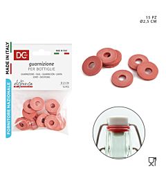 DC CASA GUARNIZIONE BOTTIGLIE RONDELLA D2,5CM 15PZDc Casa
