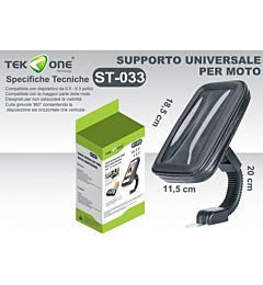 PORTA SMARTPHONE PER MOTO CICLI FINO A 6.3 POLLICI