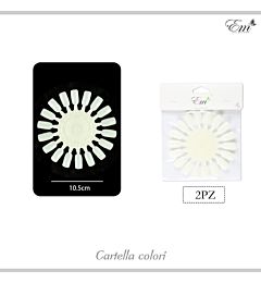 ESPOSITORE PER SMALTI N.18 - 2PZ BIANCO