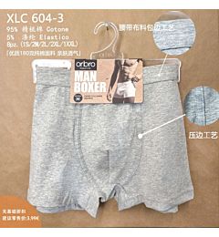 XLC604-3 BOXER UOMO GRIGIO