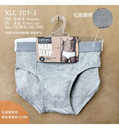 XLC701-3 SLIP UOMO GRIGIO