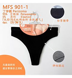 MFS901-1 SLIP DONNA NERO
