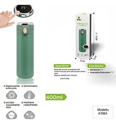 BORRACCIA TERMICA DISPLAY  - VERDE - 400ML