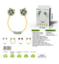 VENTILATORE DA COLLO - ASSORTITIMu Lin