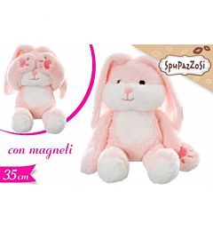 Pupazzosi - Peluche Coniglio con Magnete - 35cm