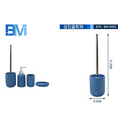 PORTASCOPINO IN CERAMICA RIB - BLUBm