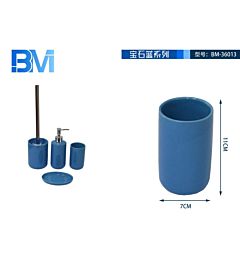 BICCHIERE BAGNO IN CERAMICA - BLUBm