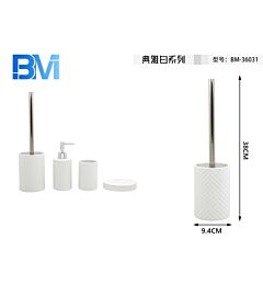 PORTASCOPINO IN CERAMICA - SCACCHIERA BIANCOBm