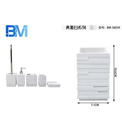 BICCHIERE IN RESINA  - BIANCOBm