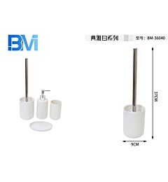 PORTASCOPINO IN CERAMICA - BIANCOBm