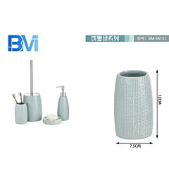 BICCHIERE BAGNO IN CERAMICA - AZZURRO CHIAROBm