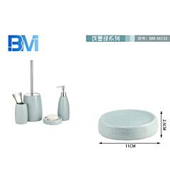 PORTASAPONE IN CERAMICA - AZZURRO CHIAROBm