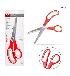 DC CASA FORBICI M/USO 24CM ROSSO/GRIGIODc Casa