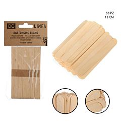 DC CASA BASTONCINO LEGNO 15X1,9CM 50PZDc Casa