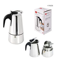DC CASA CAFFETTIERA ACCIAIO INOX 4TZDc Casa