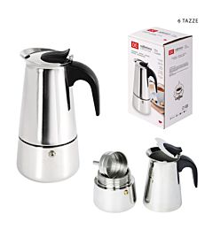 DC CASA CAFFETTIERA ACCIAIO INOX 6TZDc Casa