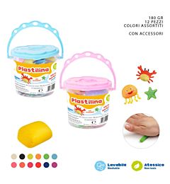 PRYMA PLASTILINA COLORATA 15G x 12PZ + ACCESSORI