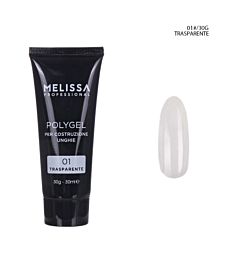 MELISSA POLYGEL COSTRUZIONE UNGHIE 30G 01 TRASPAR.Melissa